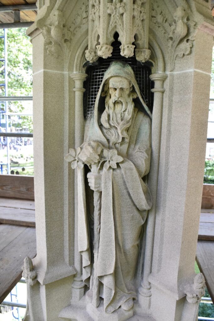 Astor Cross, Trinity Church, after treatment