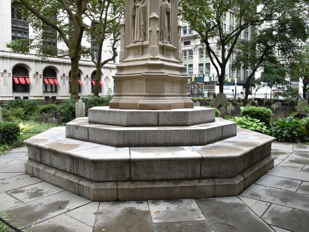 Astor Cross, Trinity Church, after treatment