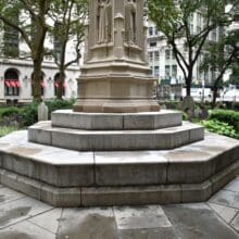Astor Cross, Trinity Church, after treatment